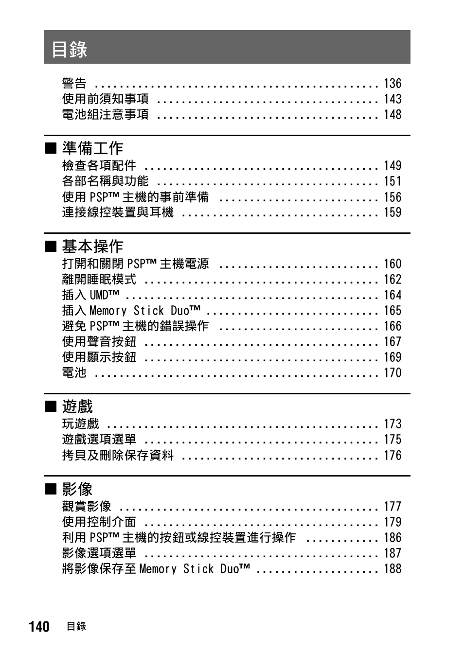 Sony PSP-1006 K User Manual | Page 140 / 268