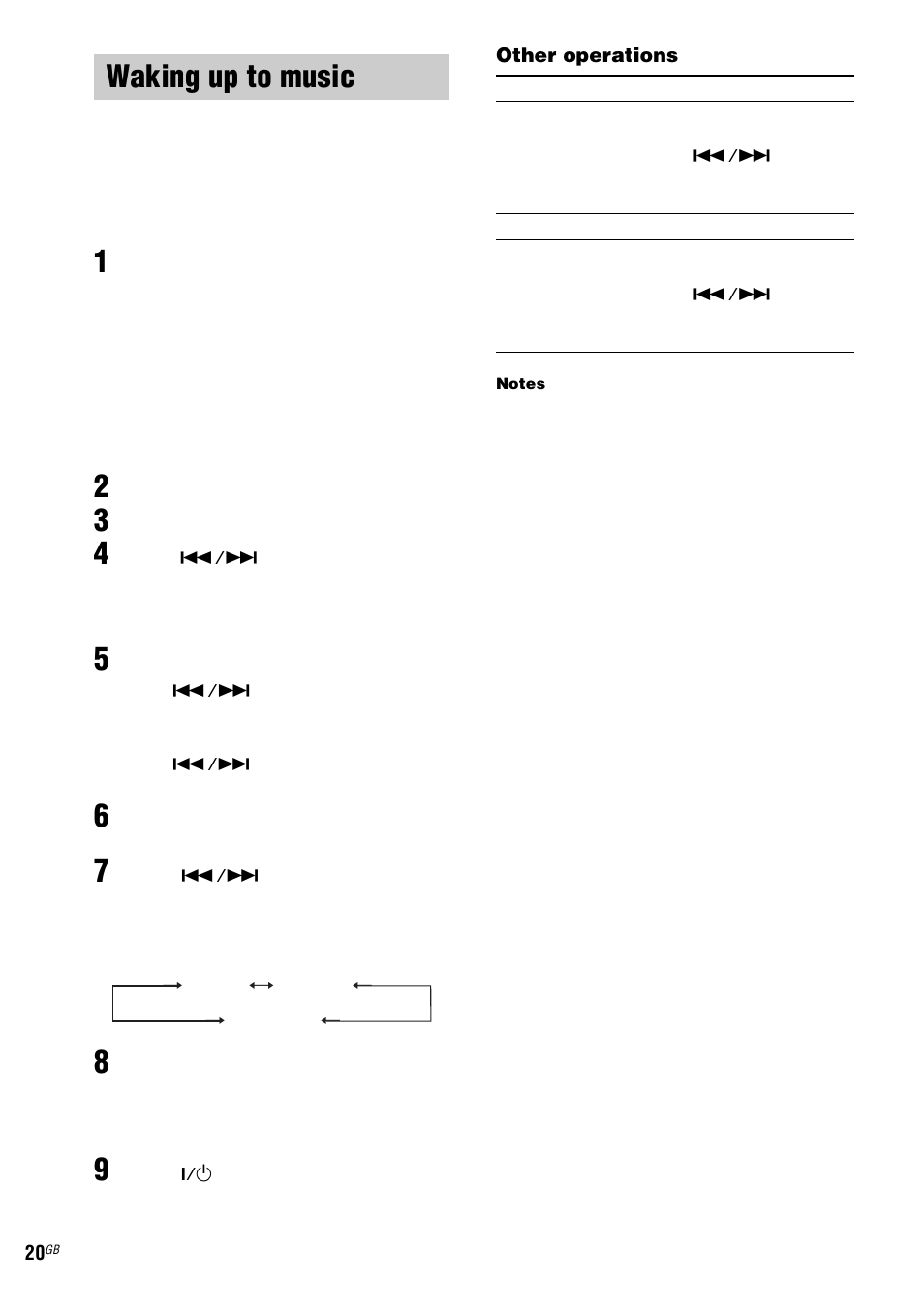 Waking up to music, Play timer | Sony CMT-HPX9 User Manual | Page 20 / 36