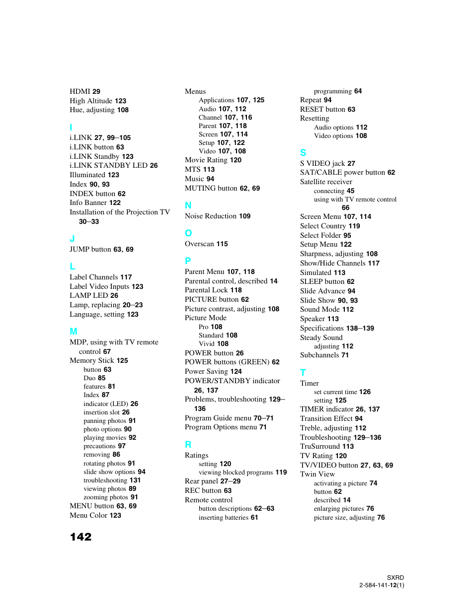 Sony Qualia 006 User Manual | Page 144 / 147