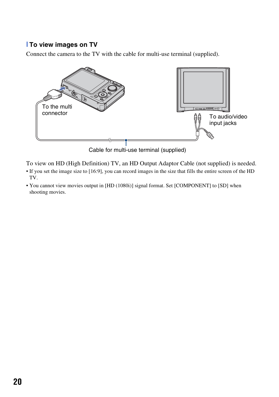 Sony Cyber-shot 3-294-900-61(1) User Manual | Page 20 / 76