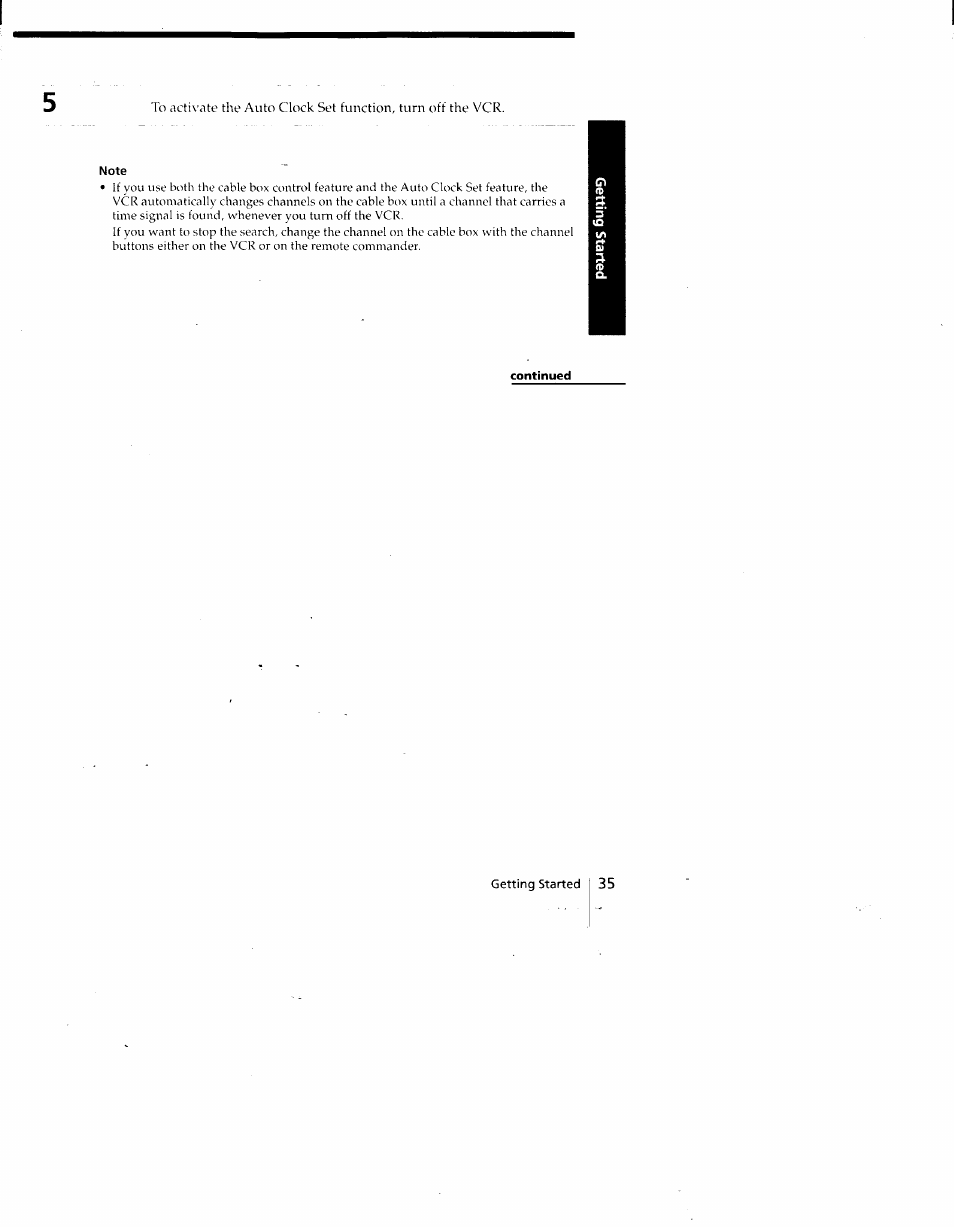 Note | Sony SLV-775HF User Manual | Page 35 / 80