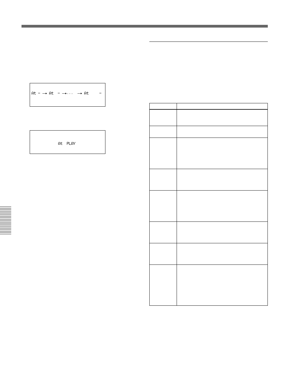 Vcr menu operation | Sony 500WSPL User Manual | Page 108 / 144