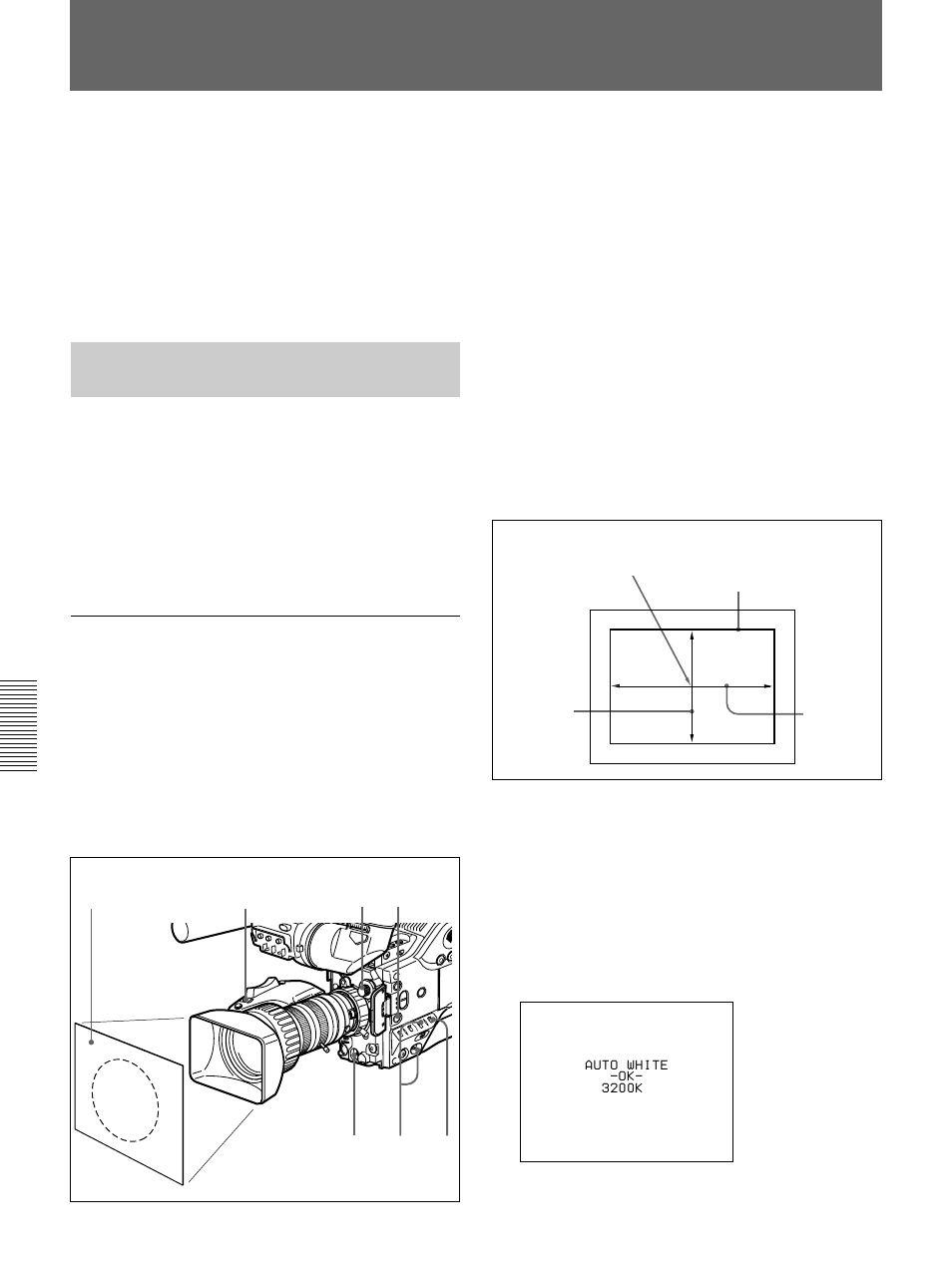 White balance adjustment | Sony 500WSPL User Manual | Page 112 / 144
