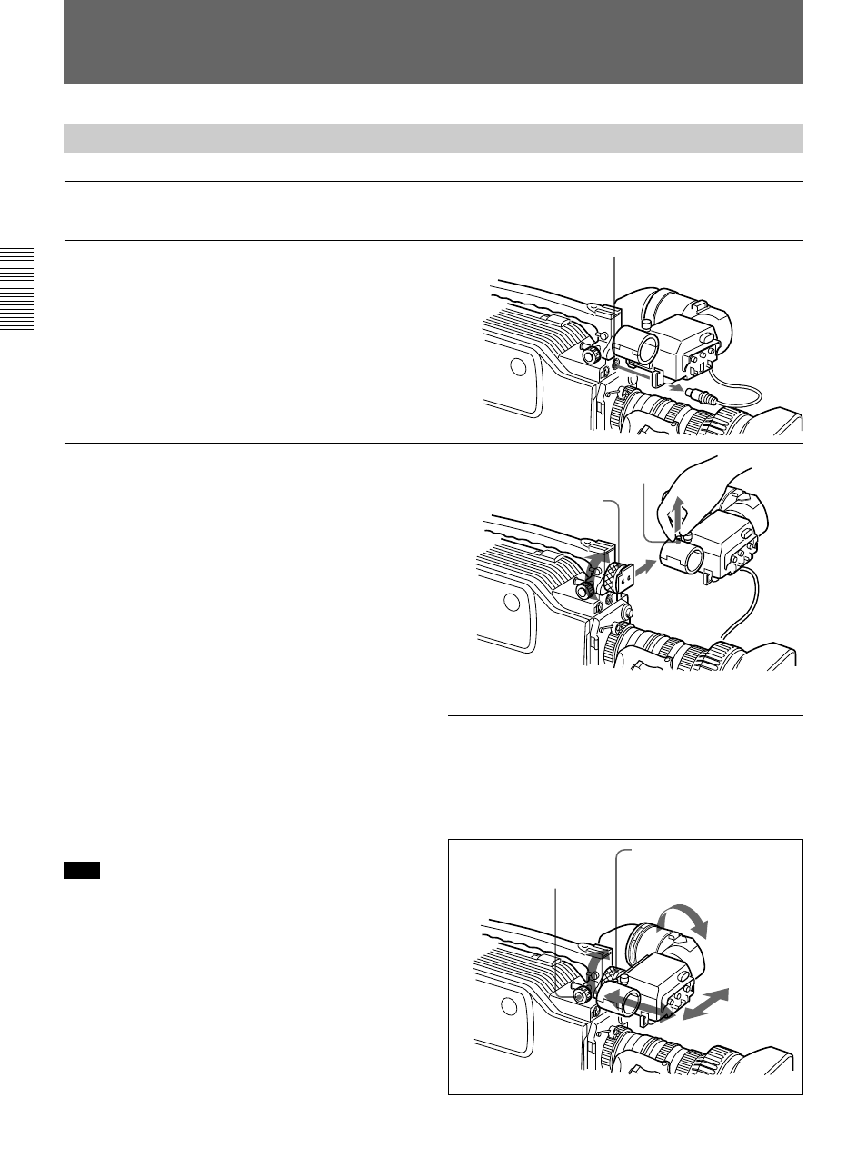 Using accessories, Using the viewfinder | Sony 500WSPL User Manual | Page 34 / 144