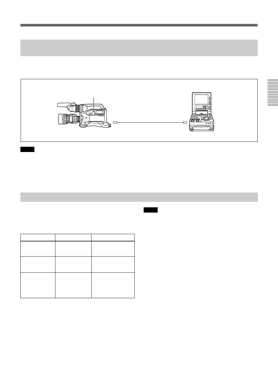 Connecting an external vcr | Sony 500WSPL User Manual | Page 45 / 144
