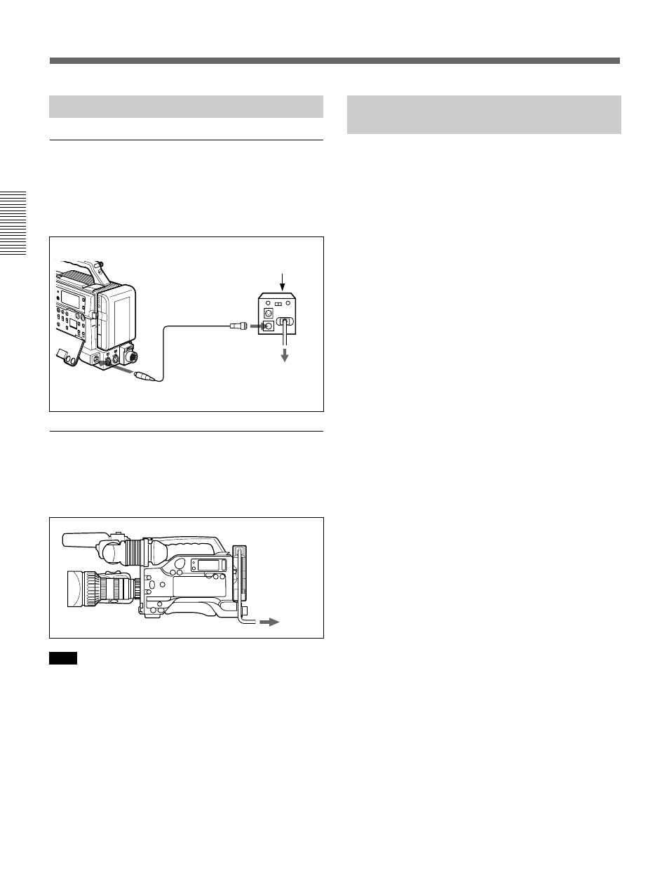 Using an ac adaptor, Using the anton bauer intelligent battery system, Power supply | Using a cma-8a/8ace ac adaptor, Using an ac-dn1/dn2a ac adaptor | Sony 500WSPL User Manual | Page 48 / 144