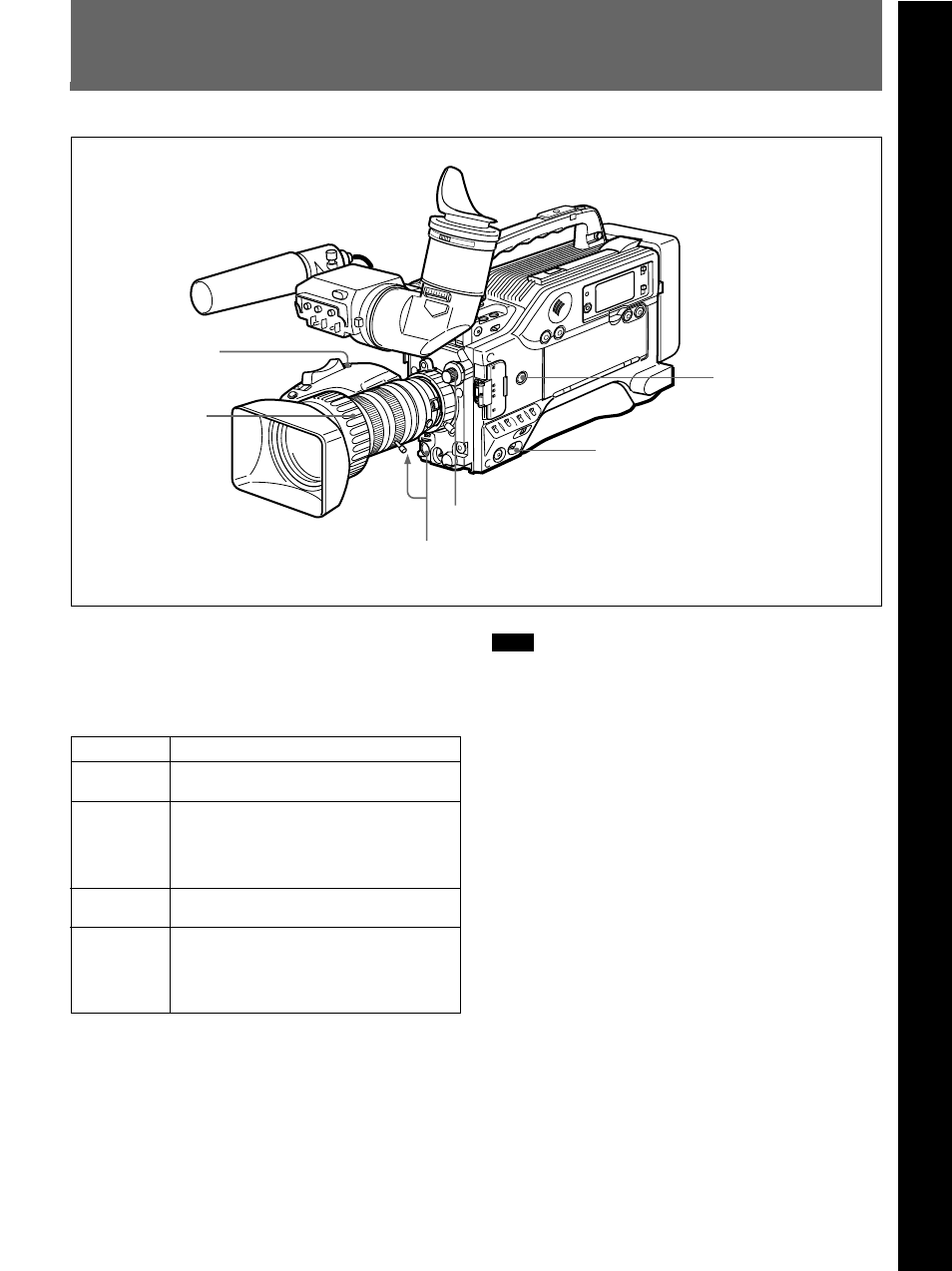 Chapter 3 shooting, Basic procedure for shooting | Sony 500WSPL User Manual | Page 49 / 144