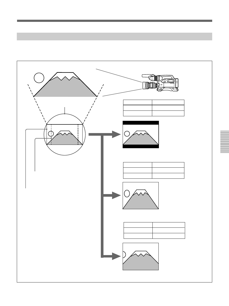 Video output and viewfinder picture | Sony 500WSPL User Manual | Page 93 / 144