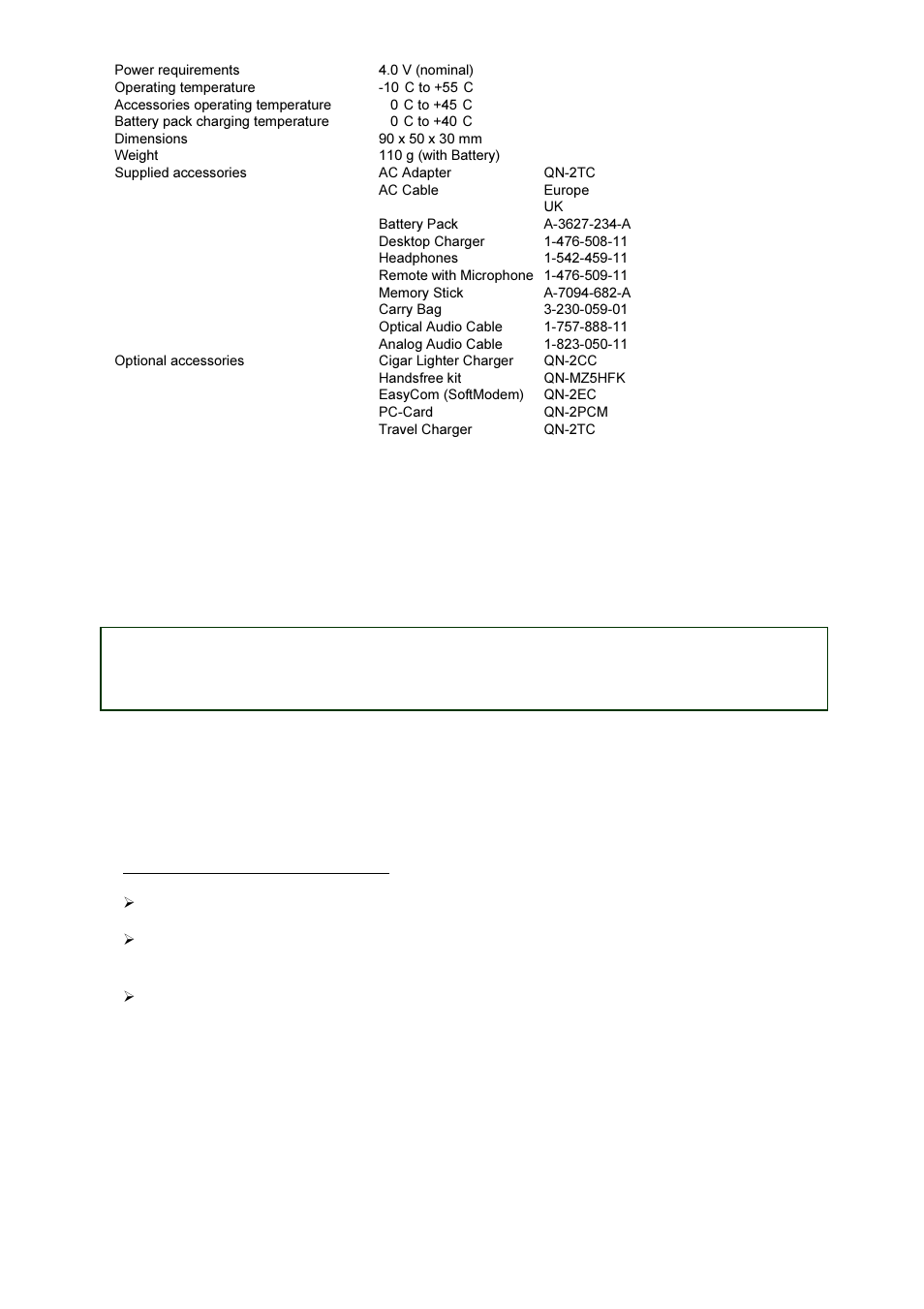 Sony CMD MZ5 User Manual | Page 2 / 35