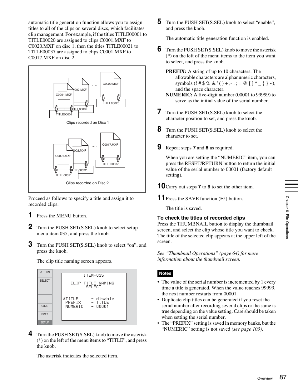 Sony XDCAM HD PDW-HD1500 User Manual | Page 87 / 158