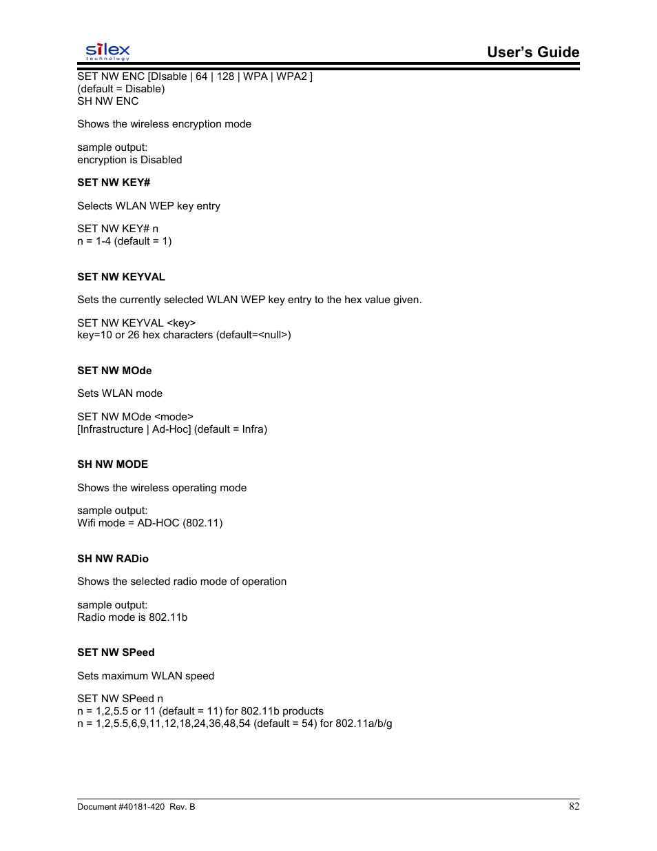 User’s guide | Sony SX-215 User Manual | Page 82 / 87