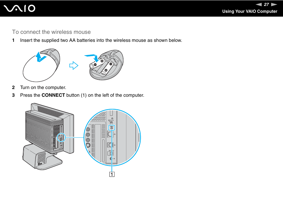 Sony VGC-VA10G User Manual | Page 27 / 169
