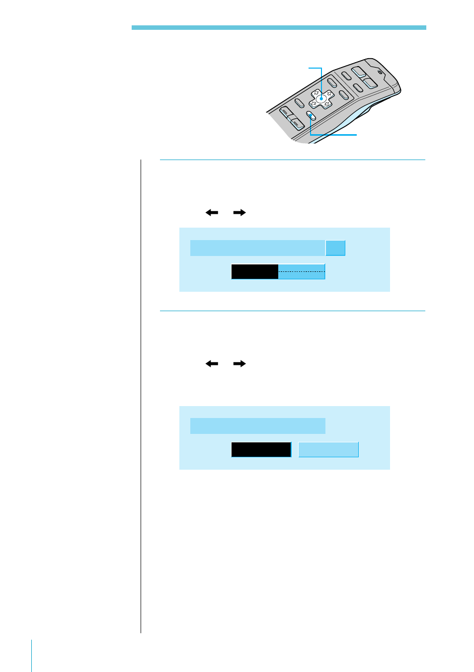 Initial settings, Contrast 8, Acc position yes no | Sony XES User Manual | Page 14 / 72
