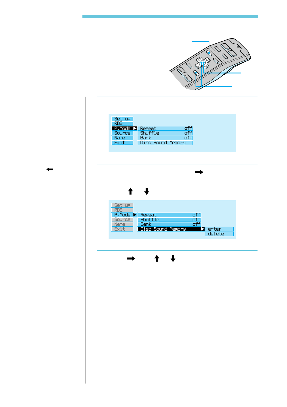Setting sound effects for each cd/md | Sony XES User Manual | Page 26 / 72