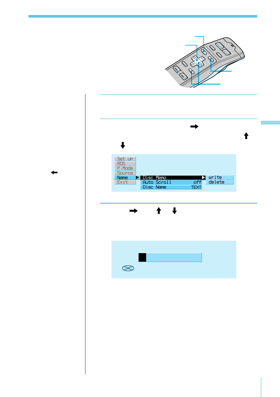Labelling a cd (disc memo), Labelling a cd | Sony XES User Manual | Page 27 / 72