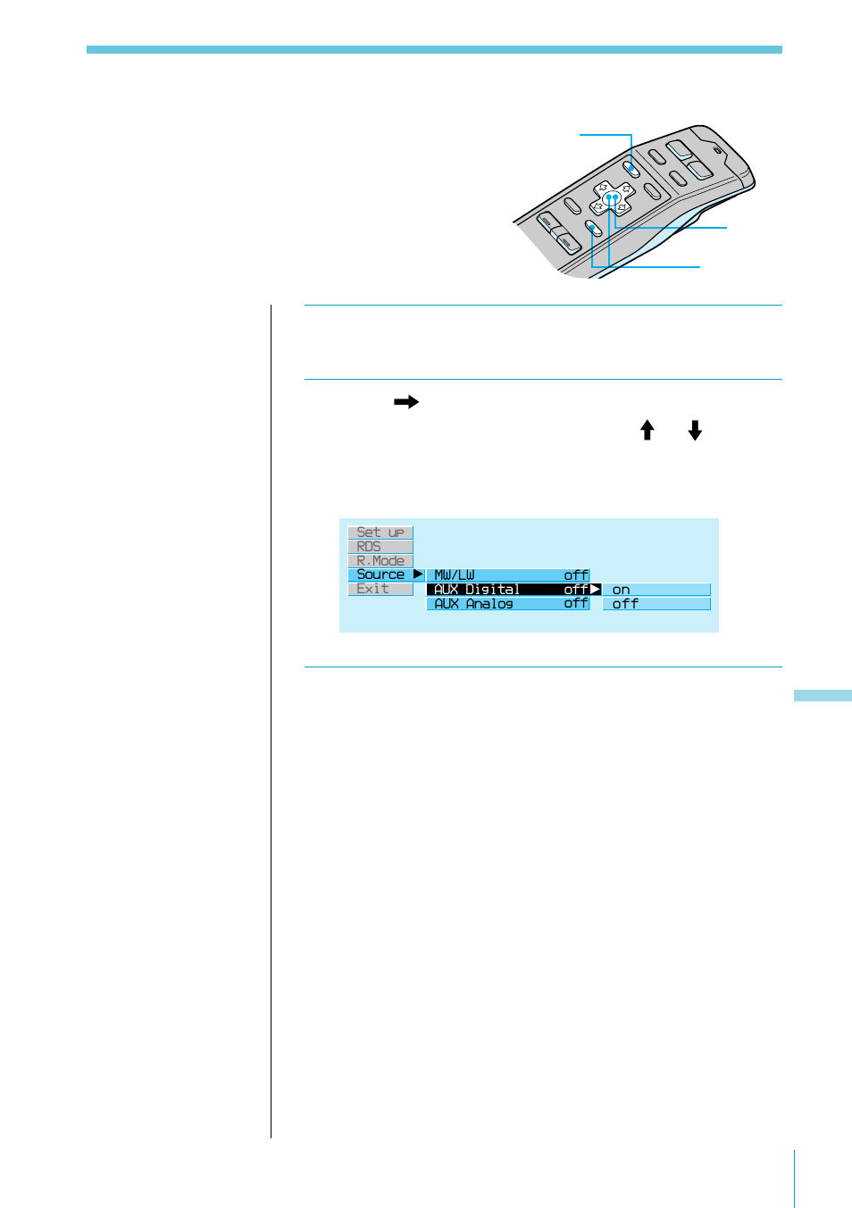 Source settings | Sony XES User Manual | Page 55 / 72