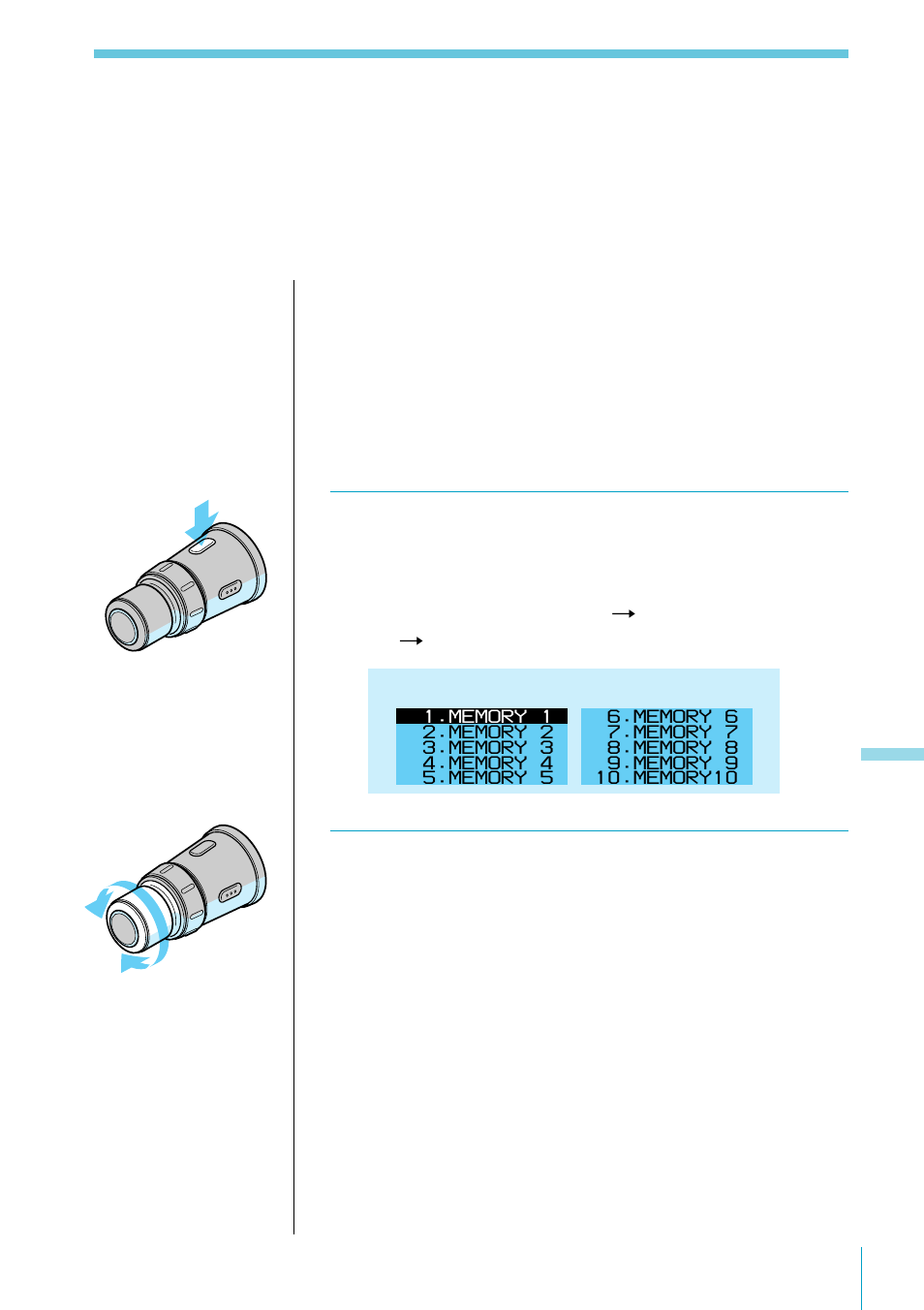 Selecting the parametric equalizer pattern, Parametric eq | Sony XES User Manual | Page 57 / 72