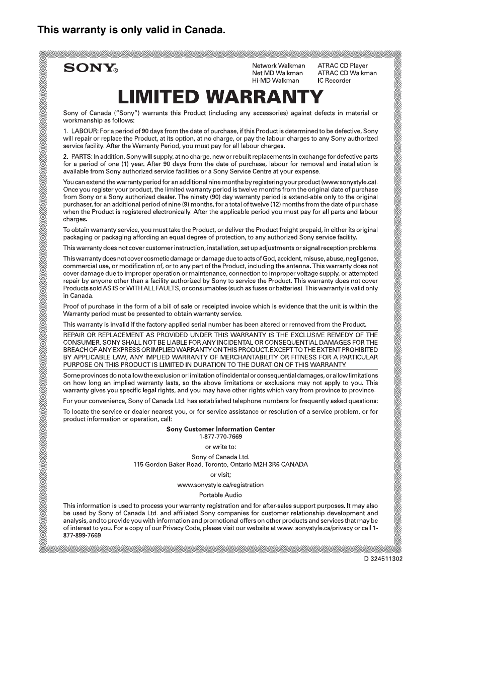 Sony Atrac3/MP3 CD Walkman D-NE306CK User Manual | Page 39 / 40