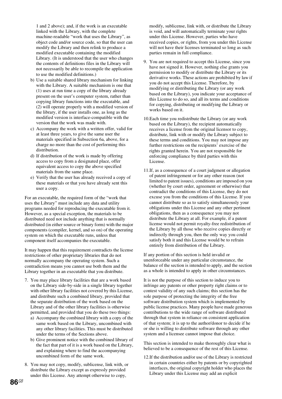 Sony NAC-SV10I User Manual | Page 86 / 92