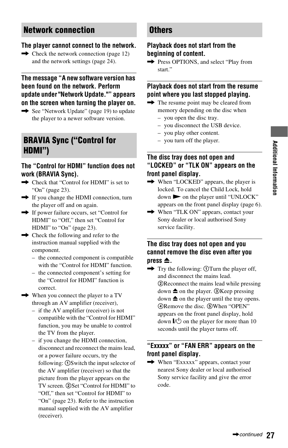 Sony 4-169-142-13(1) User Manual | Page 27 / 35