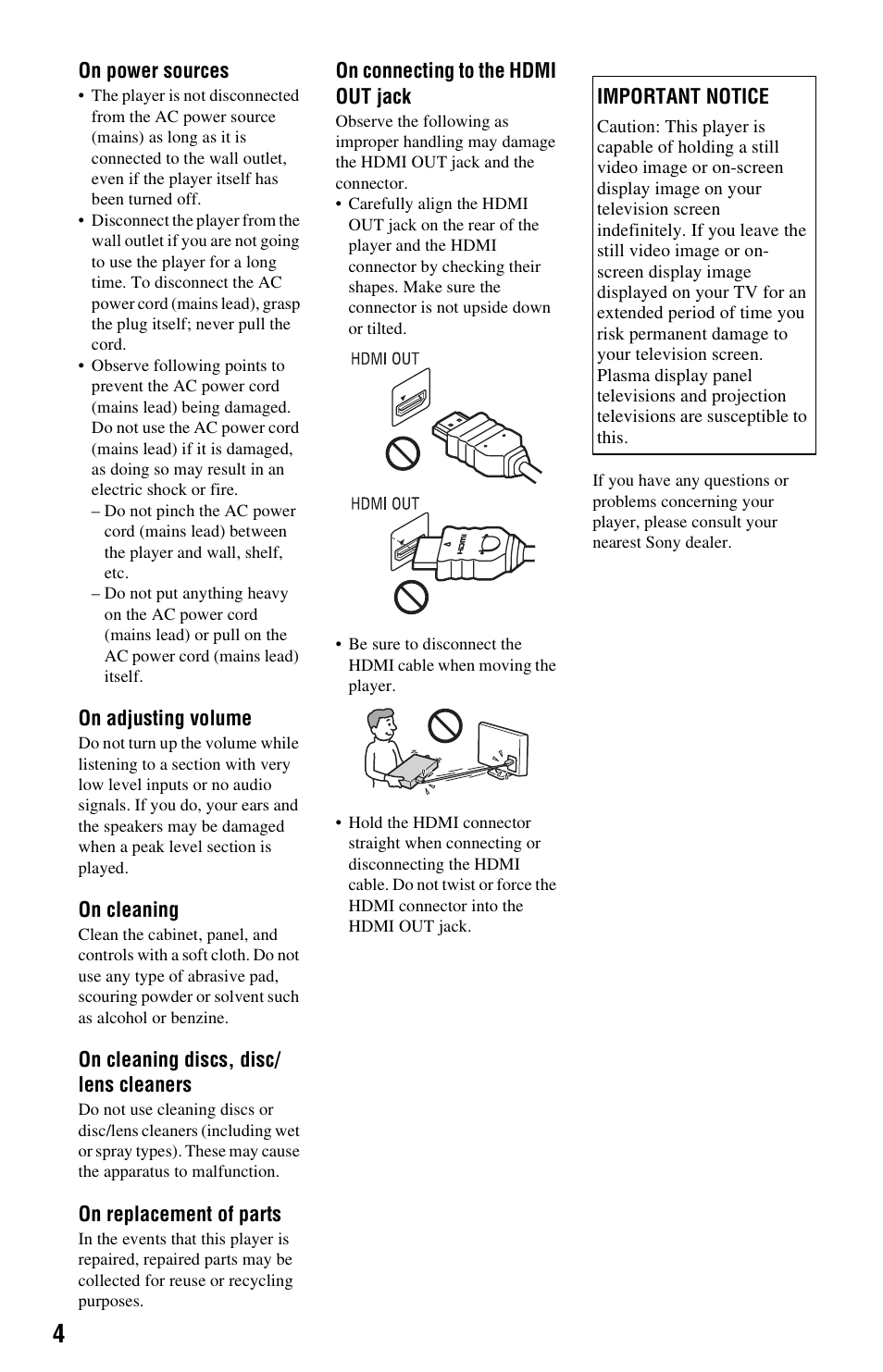 Sony 4-169-142-13(1) User Manual | Page 4 / 35