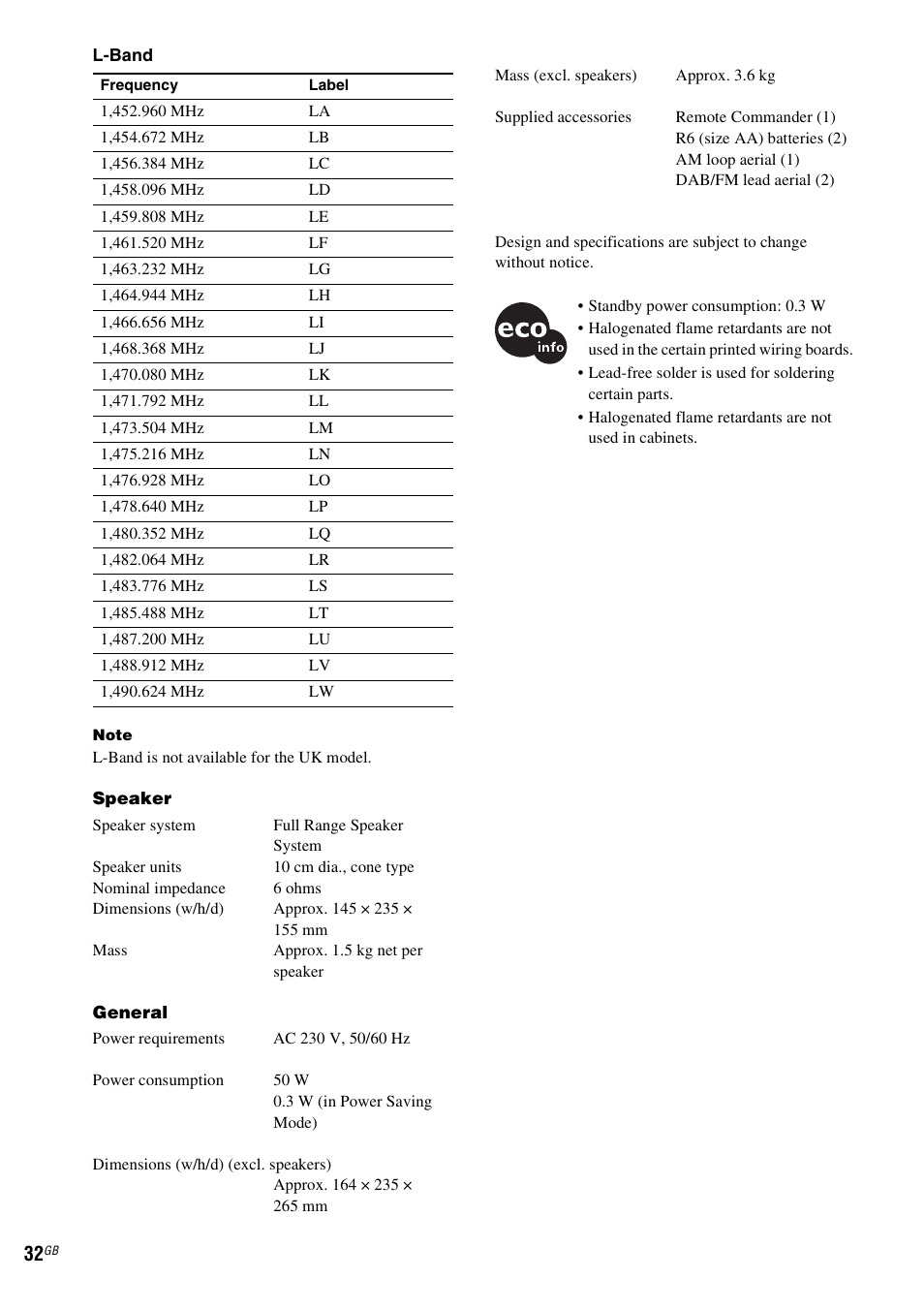 Sony CMT-NEZ7DAB User Manual | Page 32 / 36