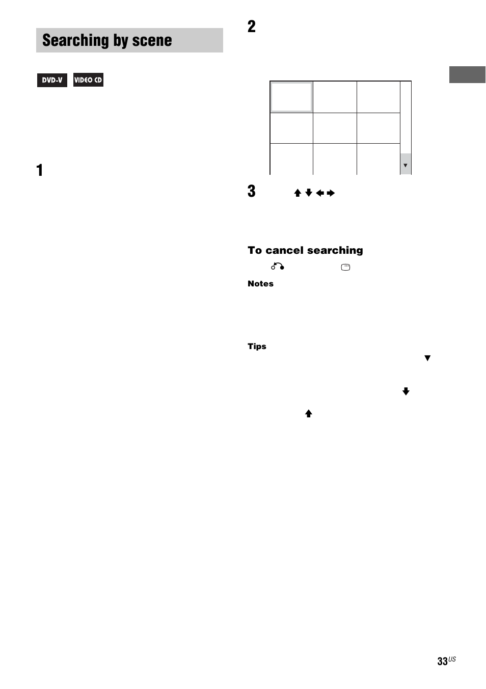 Searching by scene, Picture navigation | Sony FST-ZX100D User Manual | Page 33 / 96