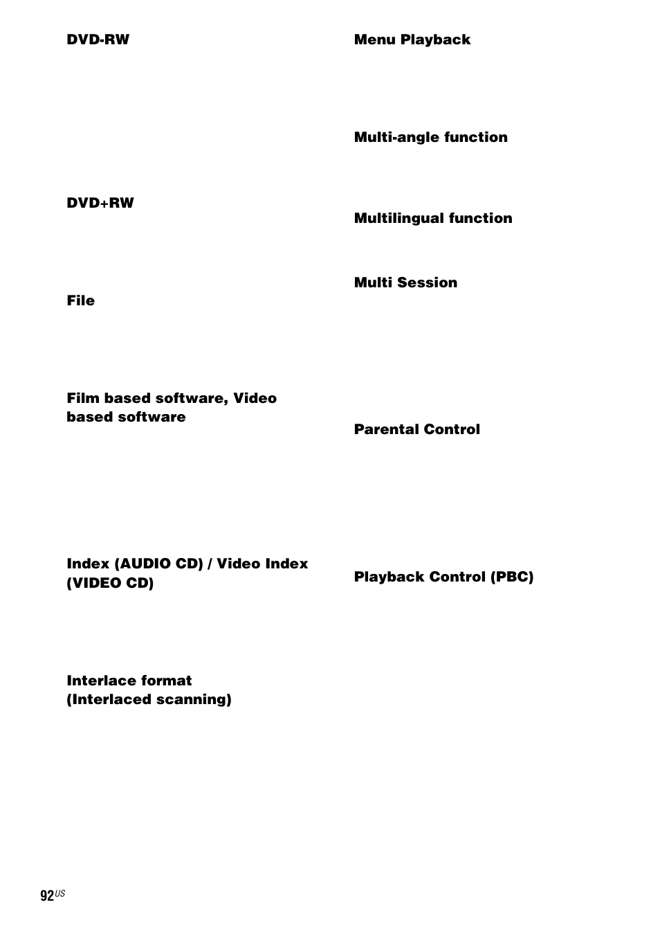 Sony FST-ZX100D User Manual | Page 92 / 96