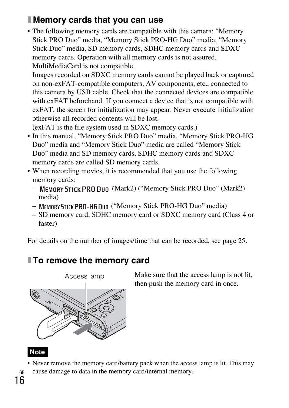 Sony CYBER-SHOT DSC-HX5/HX5V User Manual | Page 16 / 60