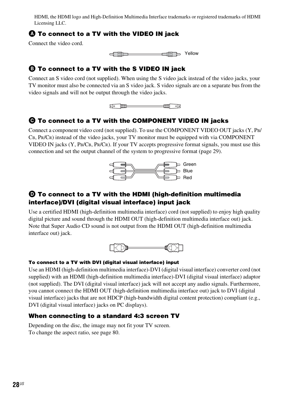 Sony DAV-FX900W User Manual | Page 28 / 112