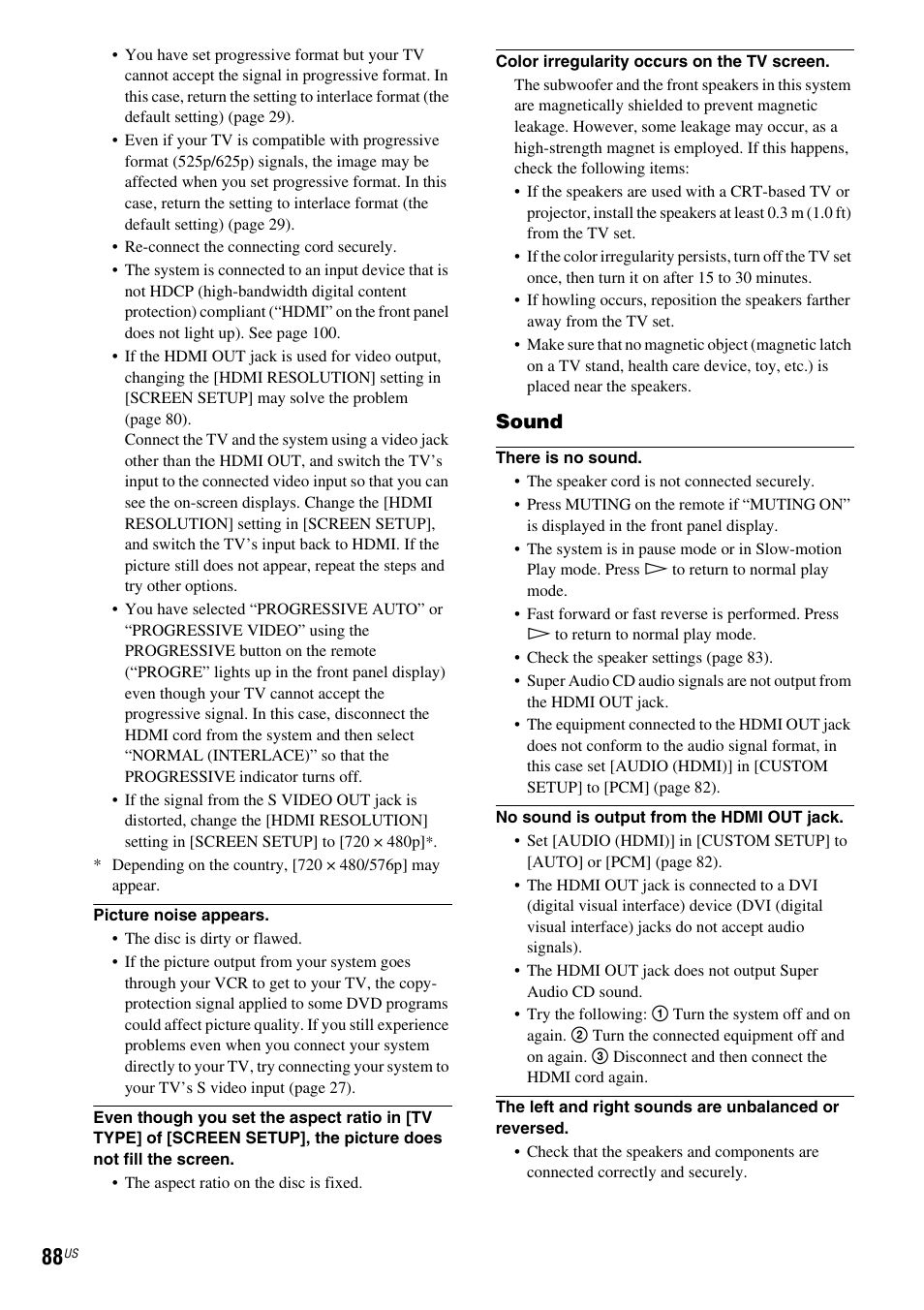 Sony DAV-FX900W User Manual | Page 88 / 112