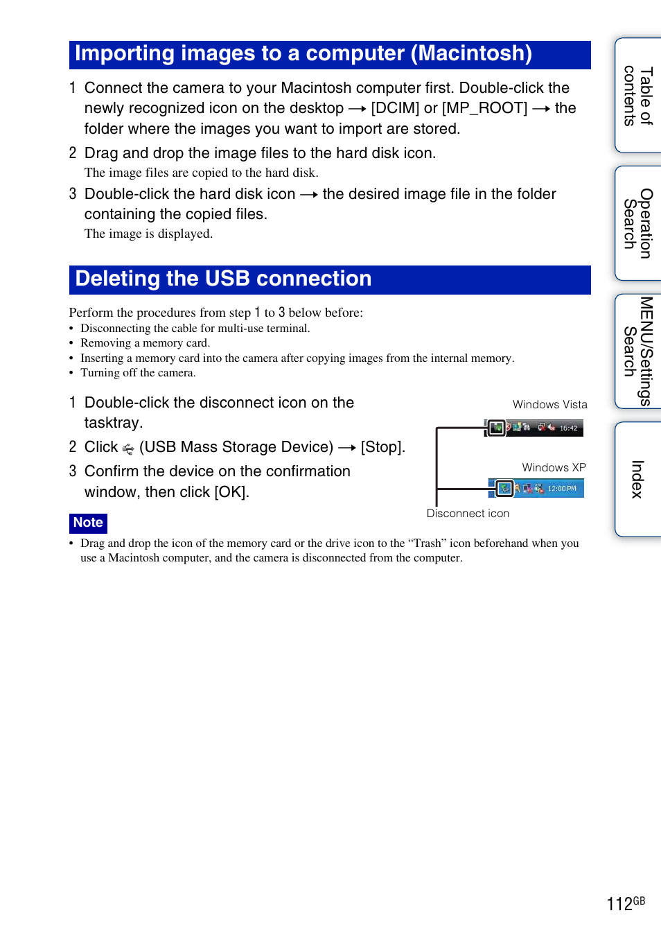 Sony Cyber-shot 4-162-397-11(1) User Manual | Page 112 / 137