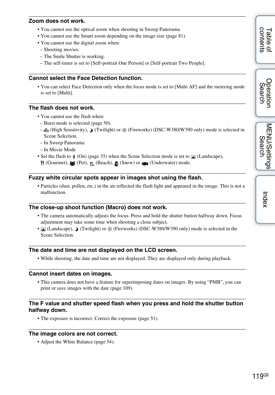 Sony Cyber-shot 4-162-397-11(1) User Manual | Page 119 / 137