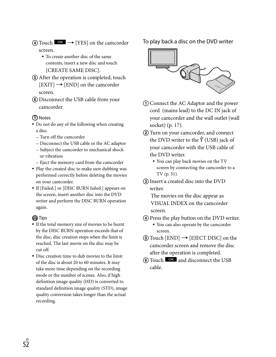 Sony HD-RCX300 User Manual | Page 52 / 223