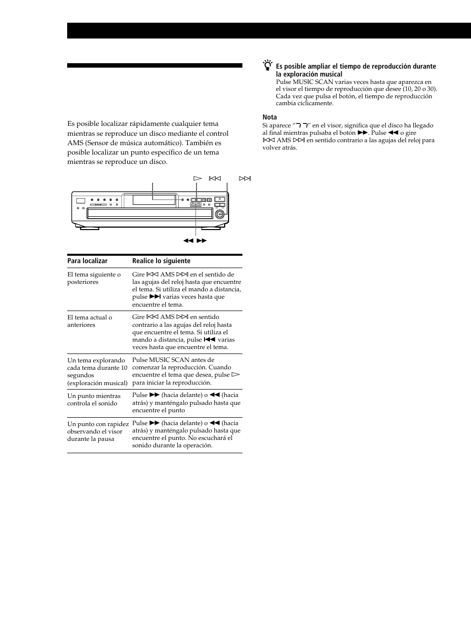 Reproducción de discos compactos | Sony CDP-CE245 User Manual | Page 46 / 56
