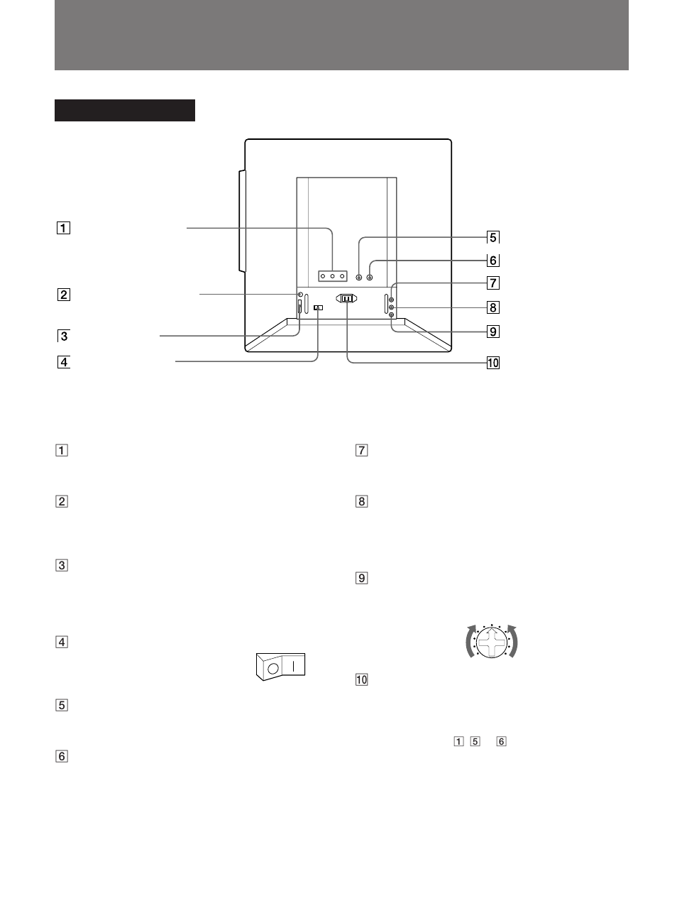 Emplacement et fonction des commandes, Panneau arrière | Sony DDM-2802CNU User Manual | Page 20 / 28