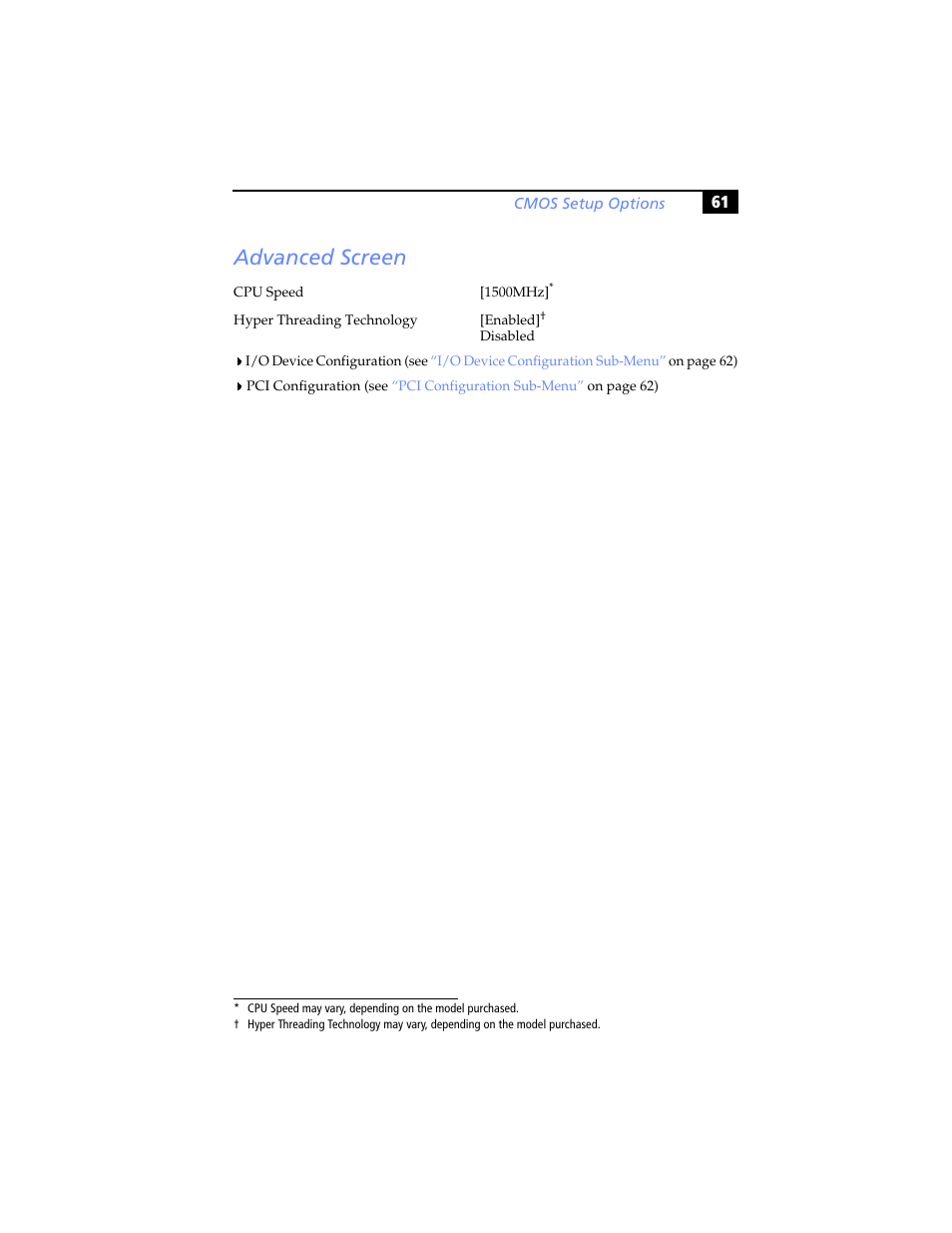 Advanced screen | Sony PCV-RXP-RZP User Manual | Page 75 / 100