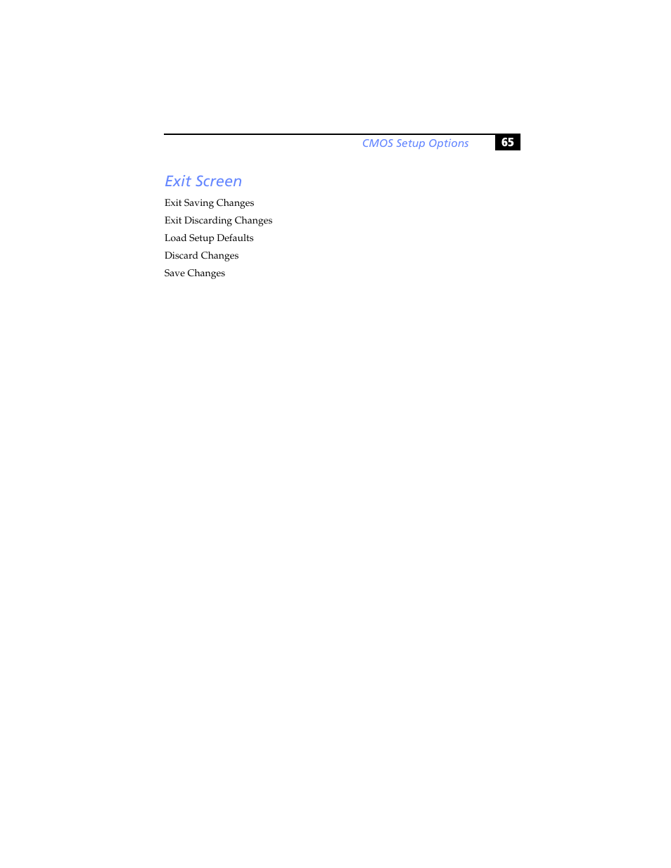 Exit screen | Sony PCV-RXP-RZP User Manual | Page 79 / 100