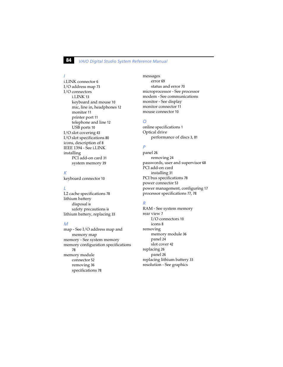 Sony PCV-RXP-RZP User Manual | Page 98 / 100