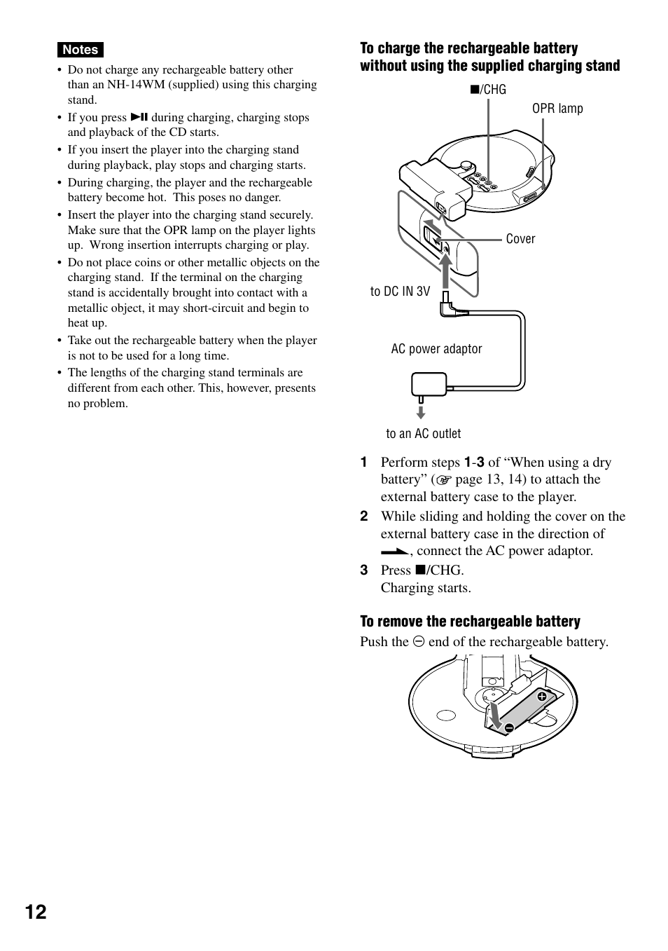 Sony Atrac3/MP3 CD Walkman D-NE20 User Manual | Page 12 / 39