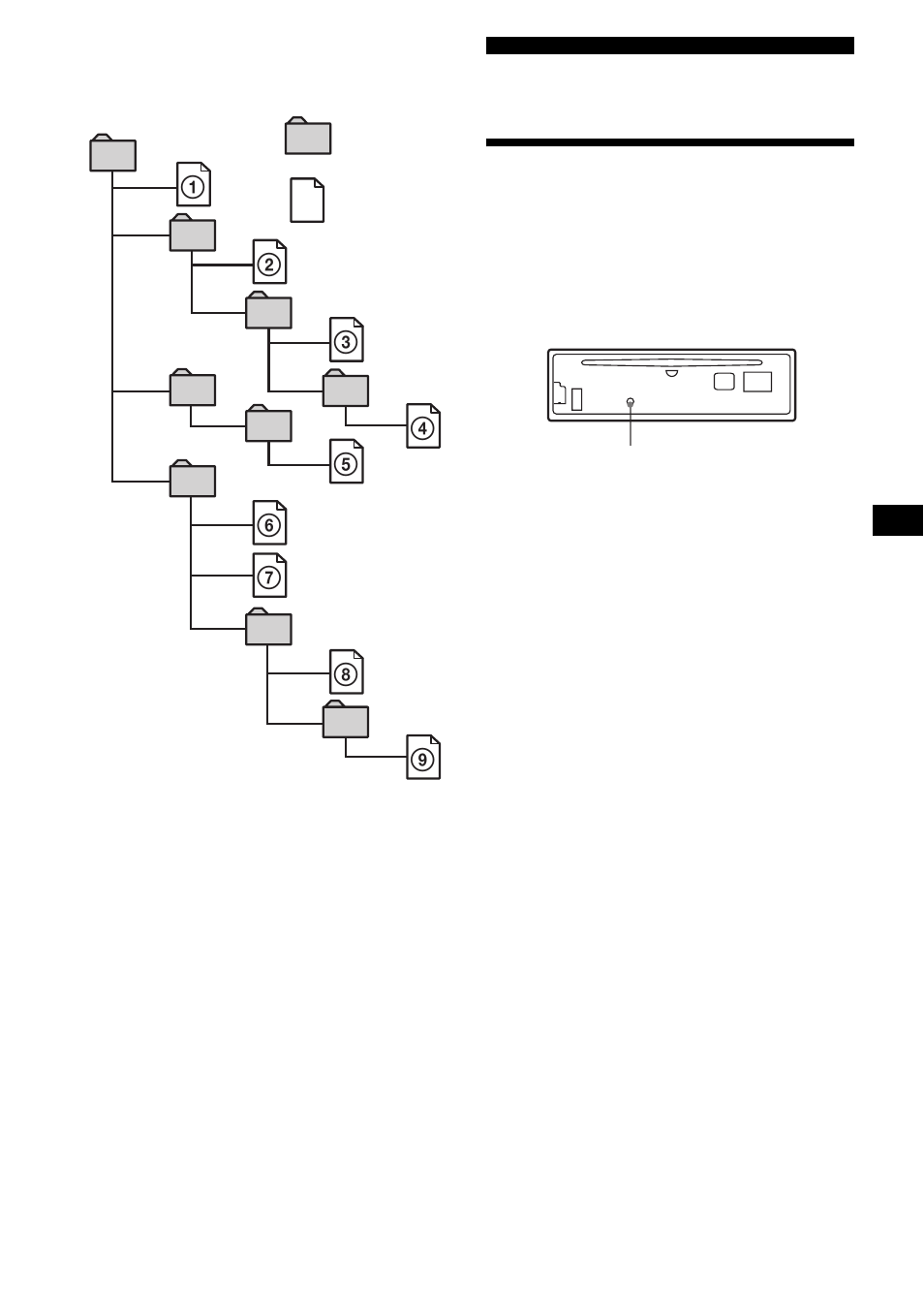 Getting started, Resetting the unit | Sony CDX-FW570 User Manual | Page 9 / 64