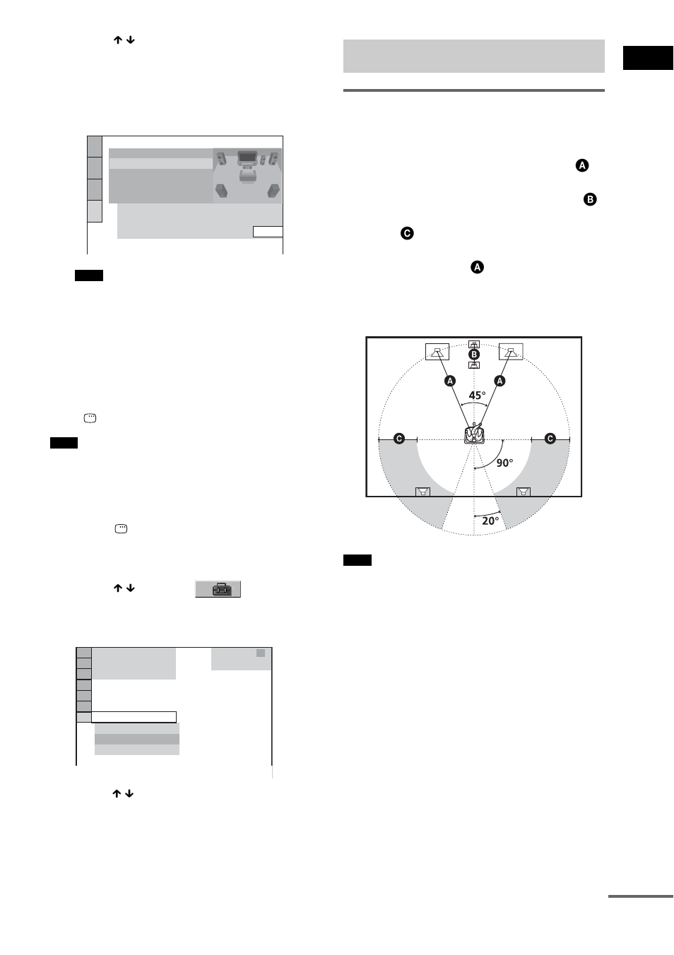 Speaker setup, Positioning the speakers | Sony DAV-DZ700FW User Manual | Page 37 / 108