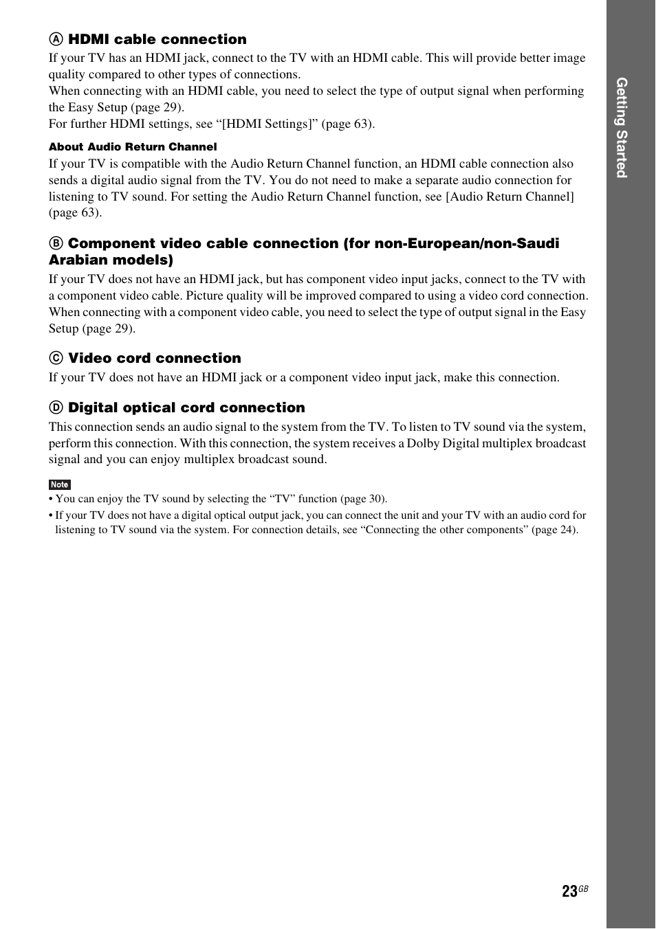 Sony BDV-E980W User Manual | Page 23 / 84