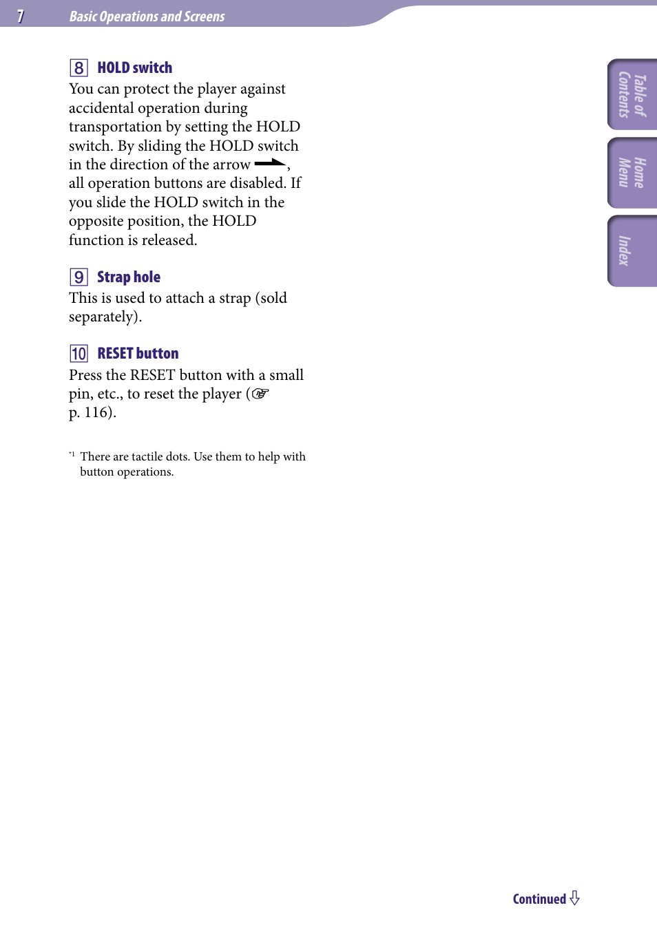 Sony A846 User Manual | Page 7 / 169