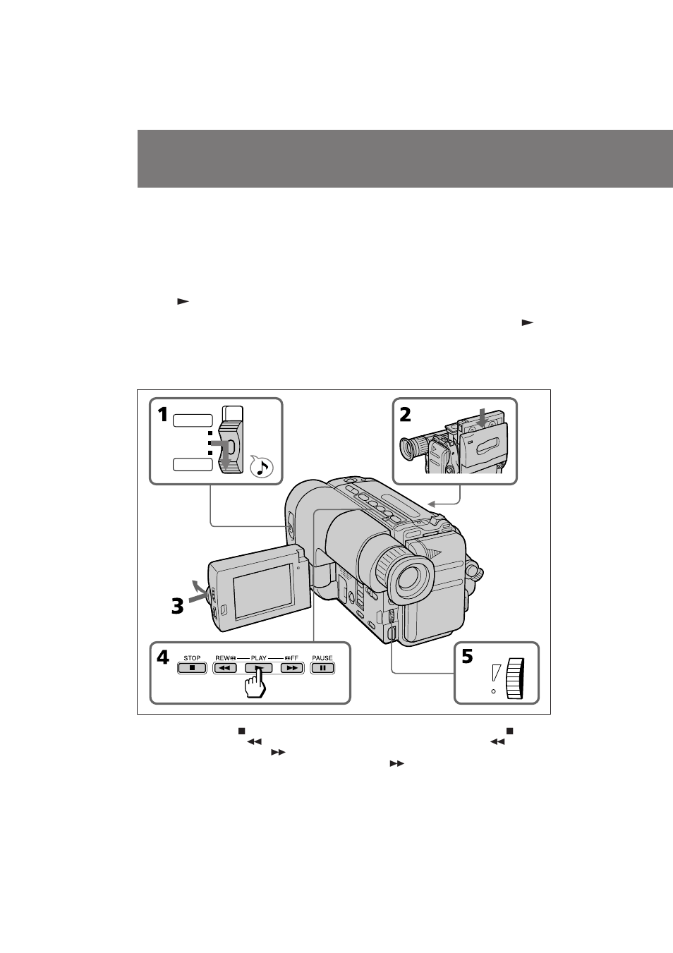 Playing back a tape, Reproducción de cintas | Sony CCD-TRV11 User Manual | Page 22 / 72