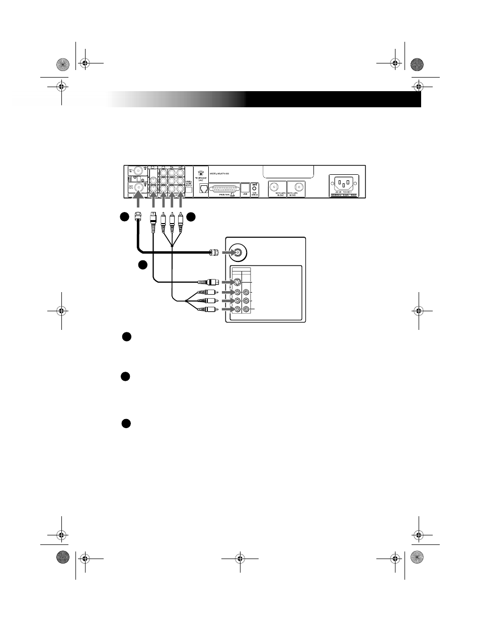 Step 3: connecting your tv set, Connecting your receiver/recorder | Sony SAT-W60 User Manual | Page 11 / 32