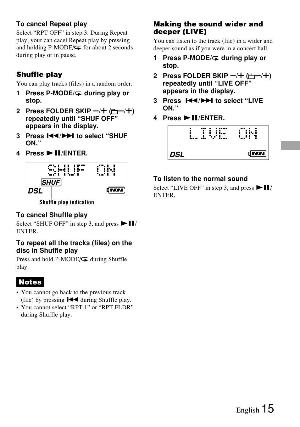 Sony XP-ZV77D User Manual | Page 15 / 28