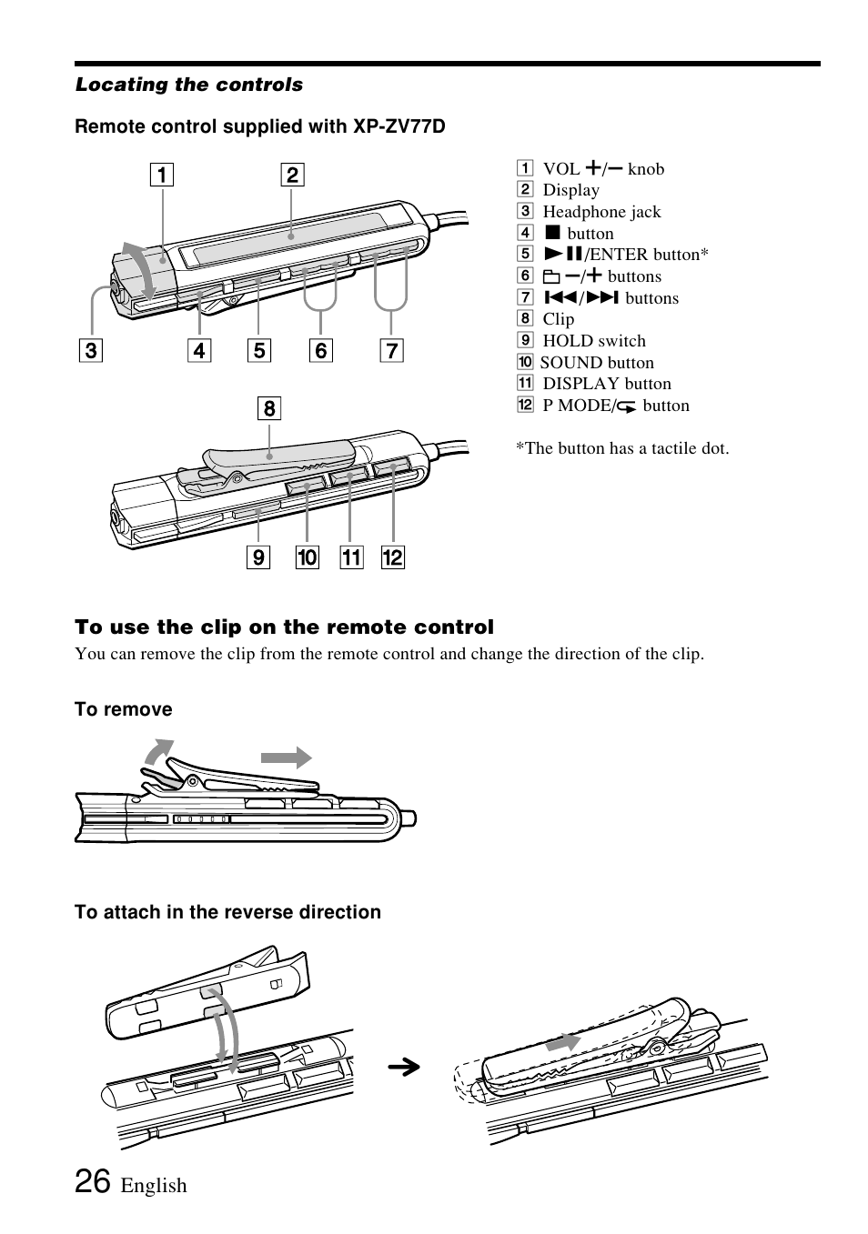 Sony XP-ZV77D User Manual | Page 26 / 28