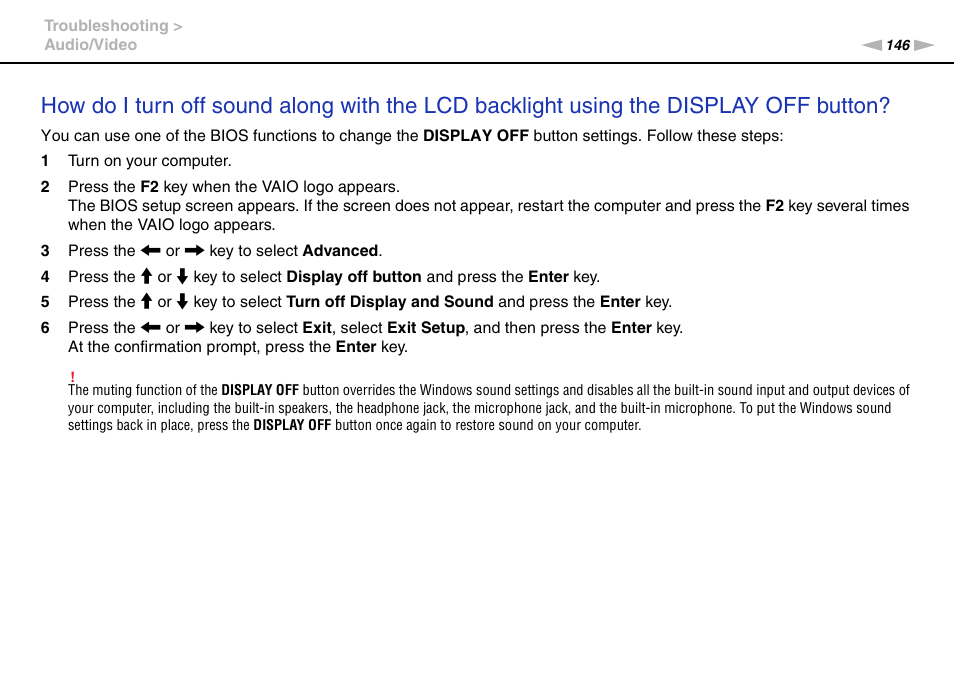 Sony VAIO VPCJ11 User Manual | Page 146 / 152