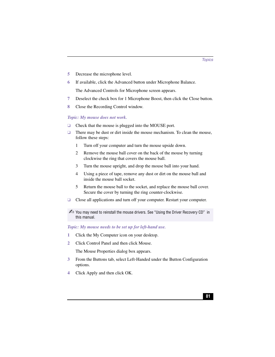 Sony PCV-RX460 User Manual | Page 79 / 98
